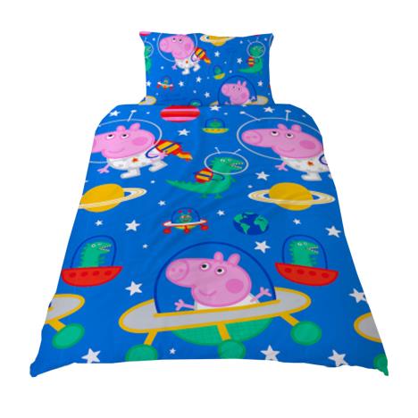 Peppa Pig Planets Reversible Single Duvet Cover Bedding Set £17.99